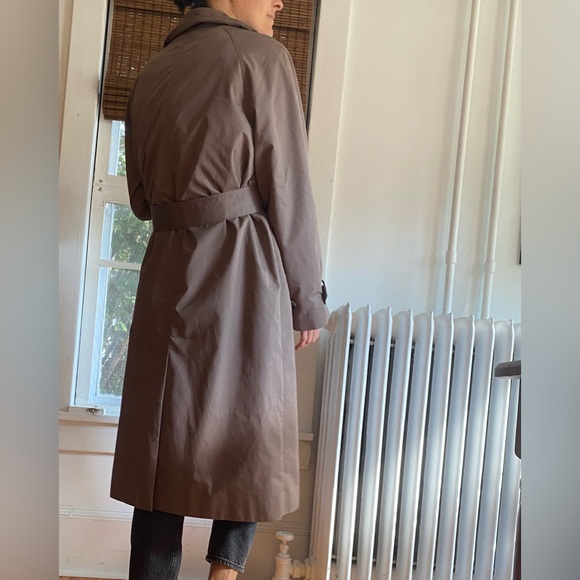 & Other Stories gray long trench coat - Picture 2 of 9